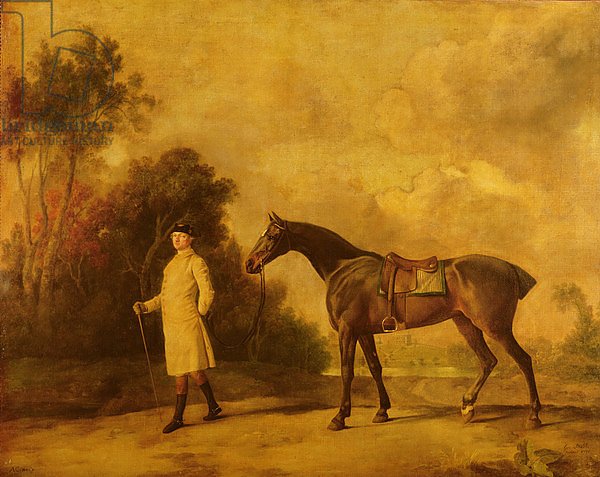 Assheton, first Viscount Curzon, and his mare Maria, 1771