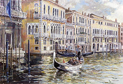 Постер Лоундс Розмари (совр) The Grand Canal in the Late Afternoon Постер Лоундс Розмари (совр) The Grand Canal in the Late Afternoon