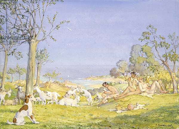 Landscape with Shepherds and Goats, 1931