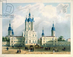 Постер Байот Жан The Smolny Cloister in St. Petersburg Постер Байот Жан The Smolny Cloister in St. Petersburg