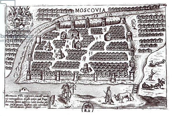Plan of Moscow, 1628