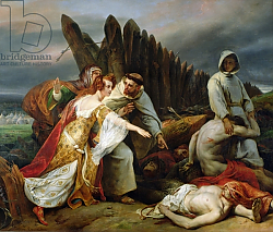 Постер Верне Эмиль Edith Finding the Body of Harold, 1828 Постер Верне Эмиль Edith Finding the Body of Harold, 1828