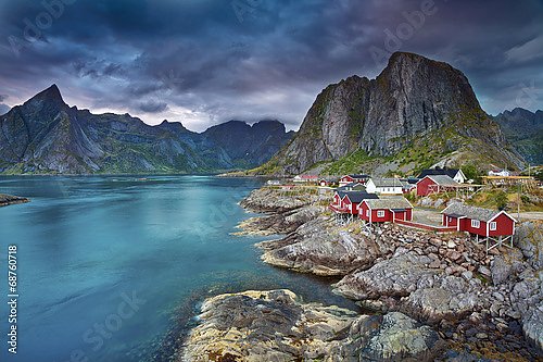 Вечерние Лофотенские острова. Норвегия