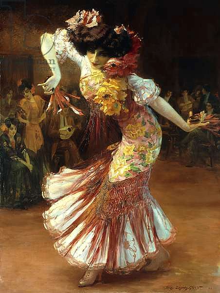 A Flamenco Dancer, 1910