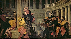 Постер Веронезе Паоло Christ with the Doctors in the Temple, 1548 Постер Веронезе Паоло Christ with the Doctors in the Temple, 1548