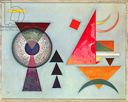 Постер Кандинский Василий Weiches Hart 1927 Постер Кандинский Василий Weiches Hart 1927