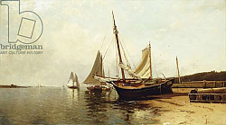 Постер Бричер Альфред Calm Morning, Portland Harbor, Постер Бричер Альфред Calm Morning, Portland Harbor,