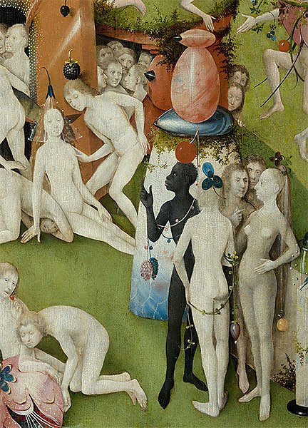 The Garden of Earthly Delights: detail of the central panel, c.1500