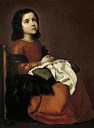 Постер Зурбаран Франсиско The Childhood of the Virgin, c.1660 Постер Зурбаран Франсиско The Childhood of the Virgin, c.1660