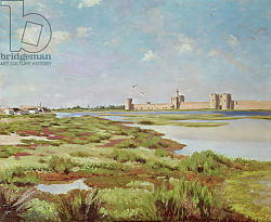 Постер Базиль Жан The City Walls of Aigues-Mortes, 1867 Постер Базиль Жан The City Walls of Aigues-Mortes, 1867