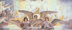 Постер Васнецов Виктор Central Panel from the Threshold of Paradise, 1885-96 Постер Васнецов Виктор Central Panel from the Threshold of Paradise, 1885-96