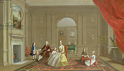 Постер Девис Артур The John Bacon Family, c.1742-43 Постер Девис Артур The John Bacon Family, c.1742-43