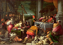 Постер Бассано Леандро The Rich Man and Lazarus, 1590-95 Постер Бассано Леандро The Rich Man and Lazarus, 1590-95