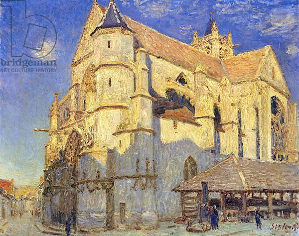 The Church at Moret, Frosty Weather, 1893