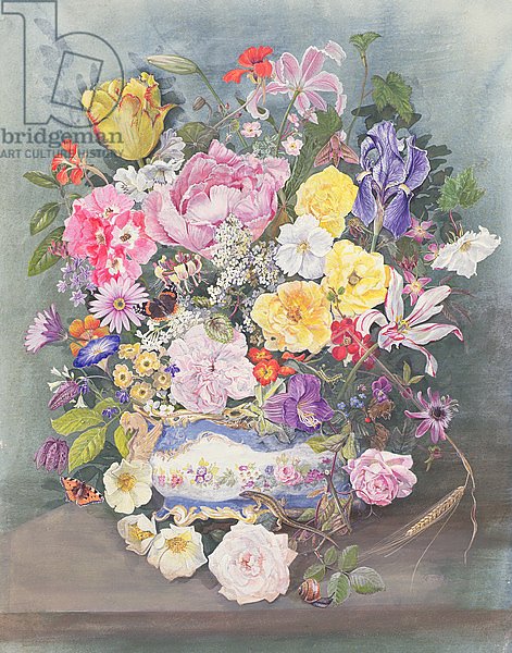 Flowers in a Sevres Jardiniere