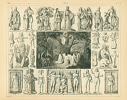 Постер Греческие и римские божества и обряды
