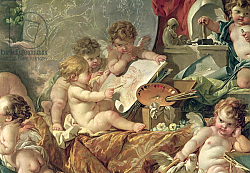 Постер Буше Франсуа (Francois Boucher) Genius Teaching the Arts, 1761 2 Постер Буше Франсуа (Francois Boucher) Genius Teaching the Arts, 1761 2