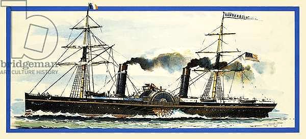 The American paddle steamer Vanderbilt