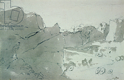 Постер Констебль Джон (John Constable) A Quarry for Mill-stones in Derbyshire Постер Констебль Джон (John Constable) A Quarry for Mill-stones in Derbyshire