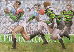 Постер Болл Гарет (совр) Rugby Match: Harlequins v Northampton, 1992 Постер Болл Гарет (совр) Rugby Match: Harlequins v Northampton, 1992