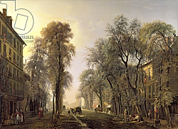 Постер Дагнан Исидор Boulevard Poissonniere in 1834 Постер Дагнан Исидор Boulevard Poissonniere in 1834