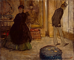 Постер Дега Эдгар (Edgar Degas) Interior with Two Figures, 1869 Постер Дега Эдгар (Edgar Degas) Interior with Two Figures, 1869