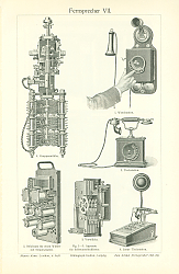 Постер Телефонные аппараты VII