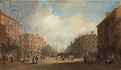 Постер Кармайкл Джон A Proposed Scheme for a New Street, Newcastle, 1831 Постер Кармайкл Джон A Proposed Scheme for a New Street, Newcastle, 1831