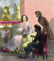 Постер Джениоле Альфред The Duchess, plate 13 from 'Les Femmes de Paris', 1841-42 Постер Джениоле Альфред The Duchess, plate 13 from 'Les Femmes de Paris', 1841-42