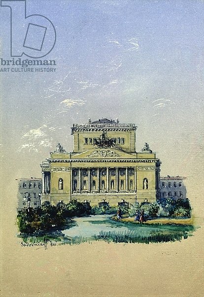 The Alexander Theatre in St. Petersburg, 1841