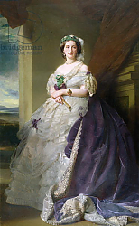 Постер Винтерхальтер Франсуа Portrait of Lady Middleton, 1863 Постер Винтерхальтер Франсуа Portrait of Lady Middleton, 1863