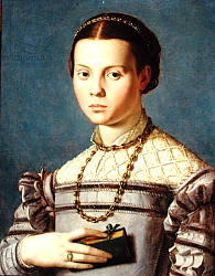 Постер Бронзино Анджело Portrait of a Young Girl Holding a Book c.1545 Постер Бронзино Анджело Portrait of a Young Girl Holding a Book c.1545