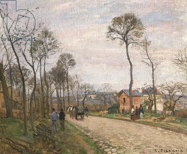 The Road from Louveciennes, 1870