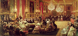 Постер Лами Евген Concert in the Galerie des Guise at Chateau d'Eu, 4th September 1843, 1844 Постер Лами Евген Concert in the Galerie des Guise at Chateau d'Eu, 4th September 1843, 1844