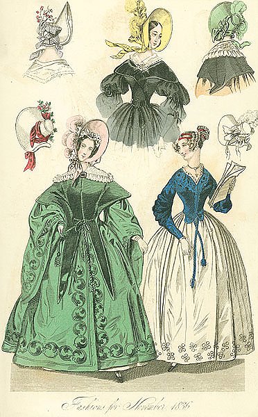 Fashions for November 1836