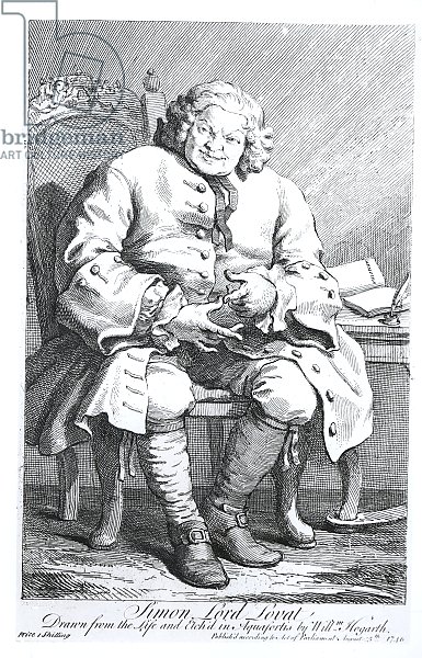 Portrait of Simon Fraser, Lord Lovat 25 August 1746