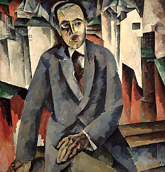 Постер Лентулов Аристарх Portrait of the Regisseur Alexander J. Tairov Постер Лентулов Аристарх Portrait of the Regisseur Alexander J. Tairov
