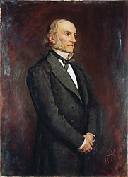 Постер Милле Джон Эверетт Portrait of William Ewart Galdstone 1879 Постер Милле Джон Эверетт Portrait of William Ewart Galdstone 1879