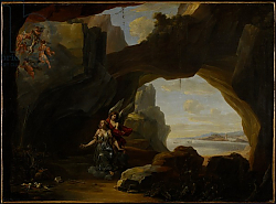 Постер Лингельбах Иоханнес The Magdalen in a Cave, c.1650 Постер Лингельбах Иоханнес The Magdalen in a Cave, c.1650