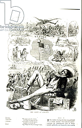 Постер Дойл Ричард 'The Land of Liberty', cartoon from Punch Magazine, 1847 Постер Дойл Ричард 'The Land of Liberty', cartoon from Punch Magazine, 1847
