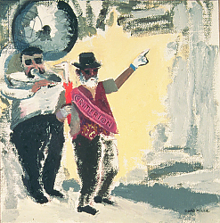 Постер Миши Давид (совр) Leading the Criterion Jazz Band with Big Al Постер Миши Давид (совр) Leading the Criterion Jazz Band with Big Al
