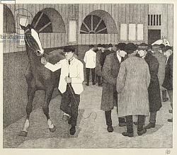 Постер Бевэн Роберт Horse Dealers at the Barbican, 1921 Постер Бевэн Роберт Horse Dealers at the Barbican, 1921