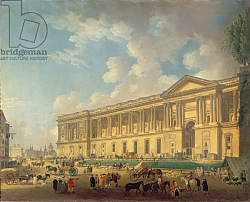 Постер Демаки Пьер The Colonnade of the Louvre. c.1770 Постер Демаки Пьер The Colonnade of the Louvre. c.1770
