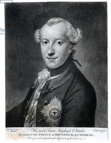 Portrait of His Most Serene Highness Charles, Prince of Brunswick, Luneburg and Wolfenbuttel
