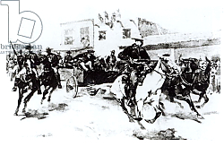 Постер Американский фотограф Garret brings in Billy the Kid, 1880 Постер Американский фотограф Garret brings in Billy the Kid, 1880
