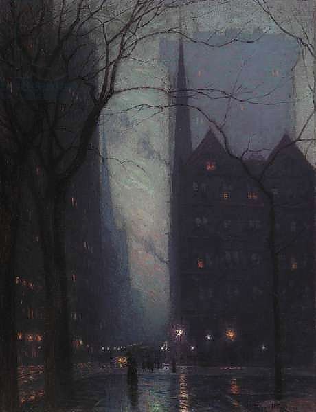 Fifth Avenue at Twilight, c.1910
