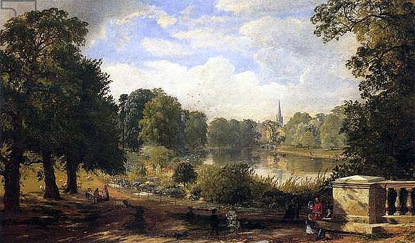 The Serpentine, Hyde Park, London, 1858