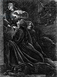 Постер Милле Джон Эверетт The Five Foolish Virgins, illustration, 1864 Постер Милле Джон Эверетт The Five Foolish Virgins, illustration, 1864