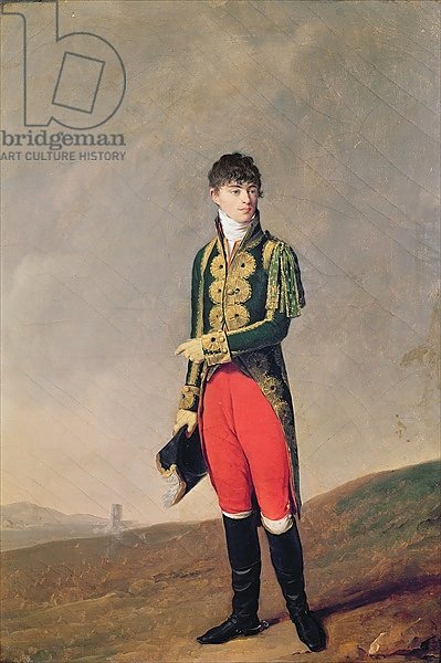 Baron de Galz de Malvirade in the uniform of the Emperor's page