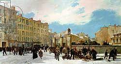 Постер Джуа Жак Siege of Paris. A Yard for Firewood, Boulevard de Montparnasse, January 1871 Постер Джуа Жак Siege of Paris. A Yard for Firewood, Boulevard de Montparnasse, January 1871